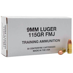 9mm Luger 115gr FMJ CCI Training Brass Ammo - 350rds in The Armory Tan Range Bag